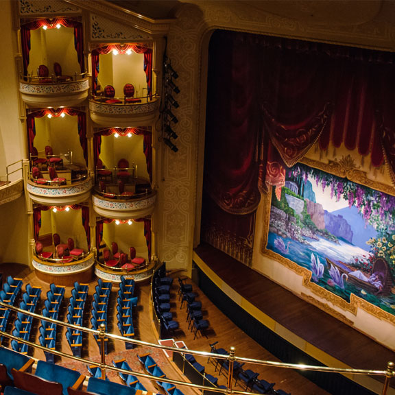 Interior View of The Grand 1894 Opera House, Galveston TX