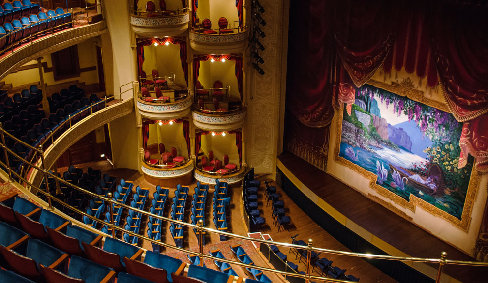 Interior View of The Grand 1894 Opera House, Galveston, TX