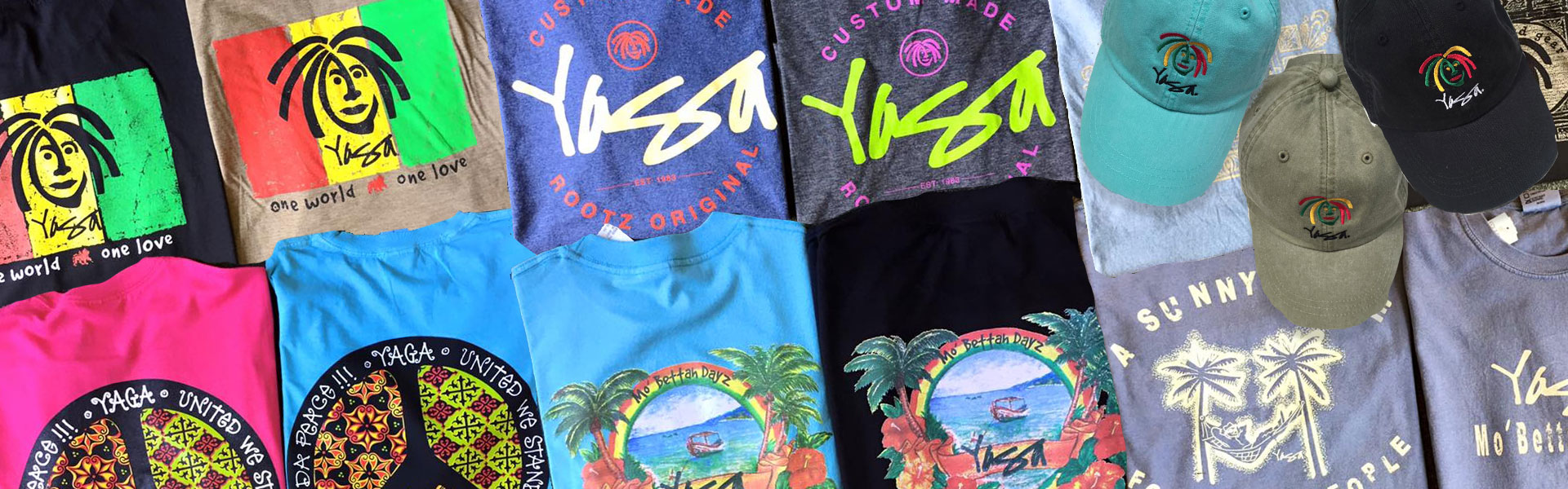 Merchandise from Yaga Clothing Store Yaga Clothing Store, Galveston TX