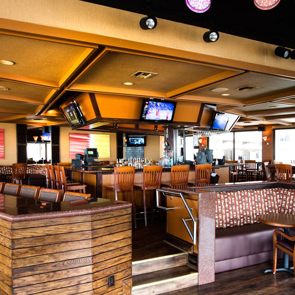 Interior View of B.Jigger's Lounge at Holiday Inn on the Beach, Galveston TX