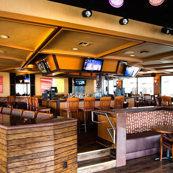 Interior View of B.Jigger's Lounge at Holiday Inn on the Beach, Galveston TX