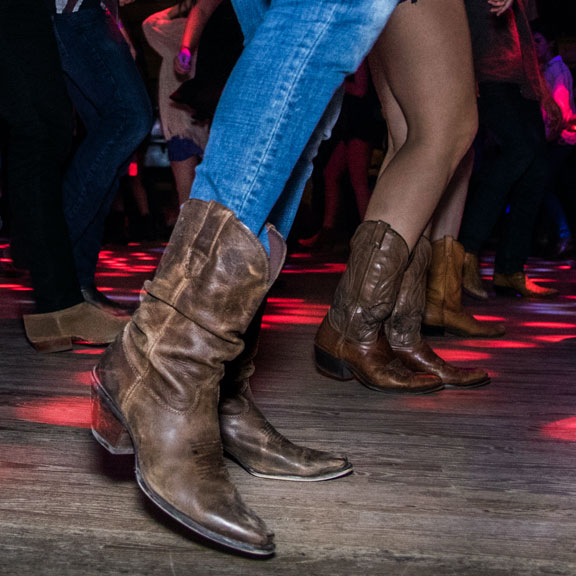 Country Dancing on a Dancefloor, Galveston TX