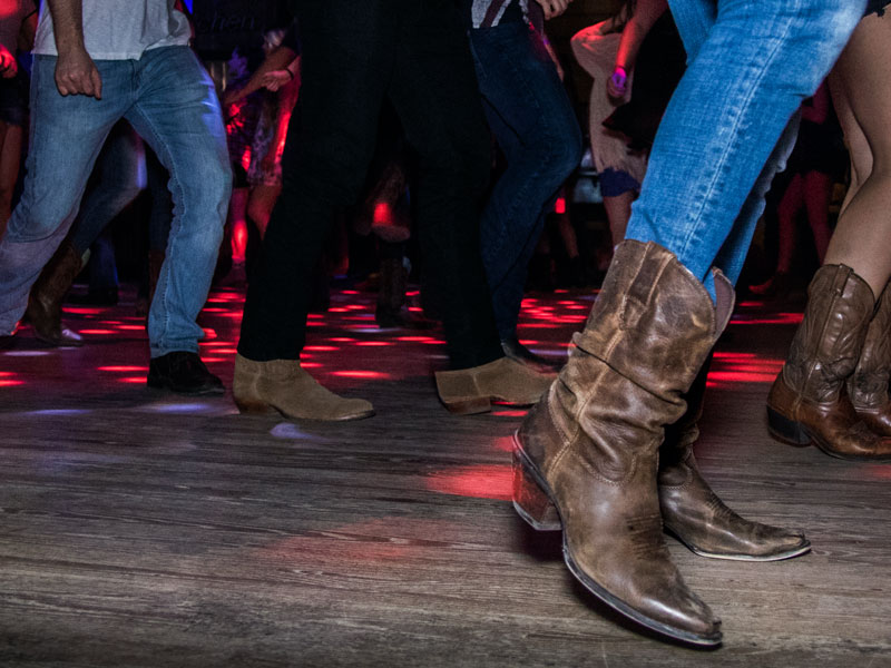 Country Dancing on a Dancefloor