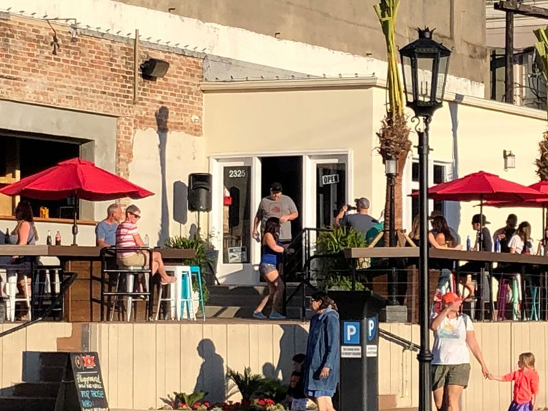 Exterior View of Playground Patio Bar & Grill