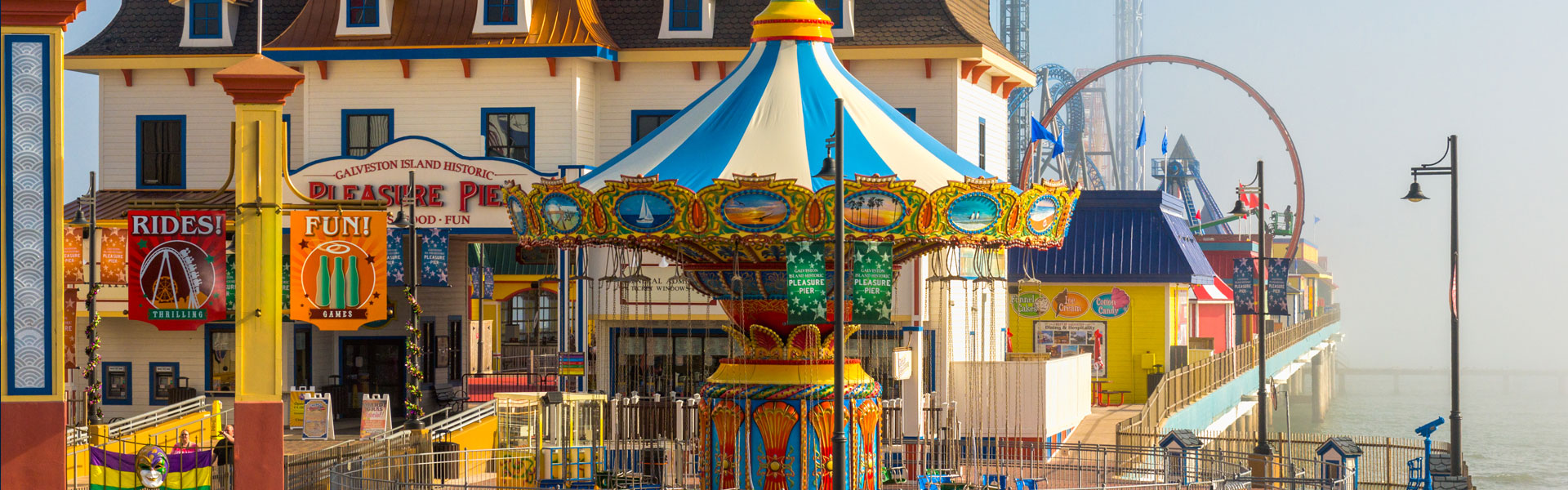 Galveston Island Historic Pleasure Pier, Galveston TX