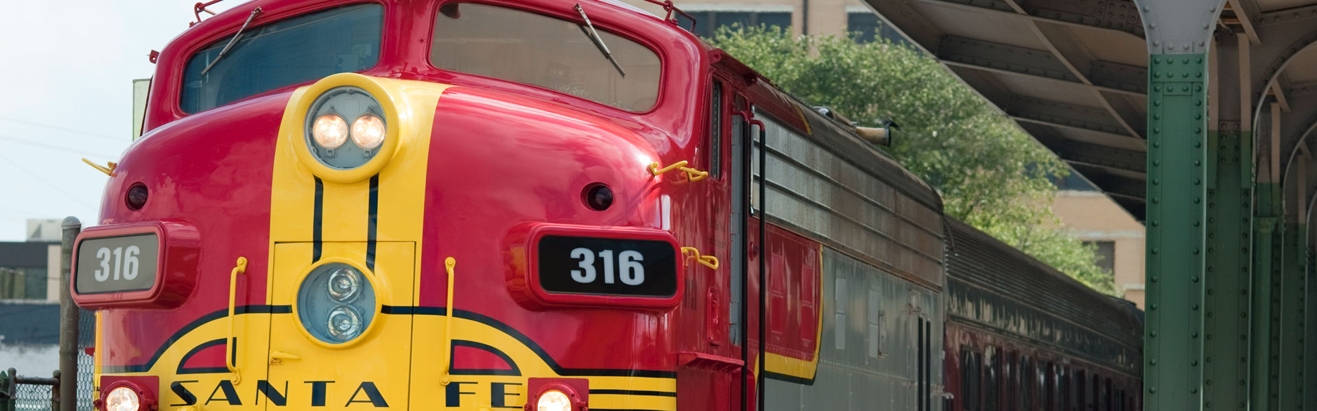 Train on Display at Galveston Railroad Museum