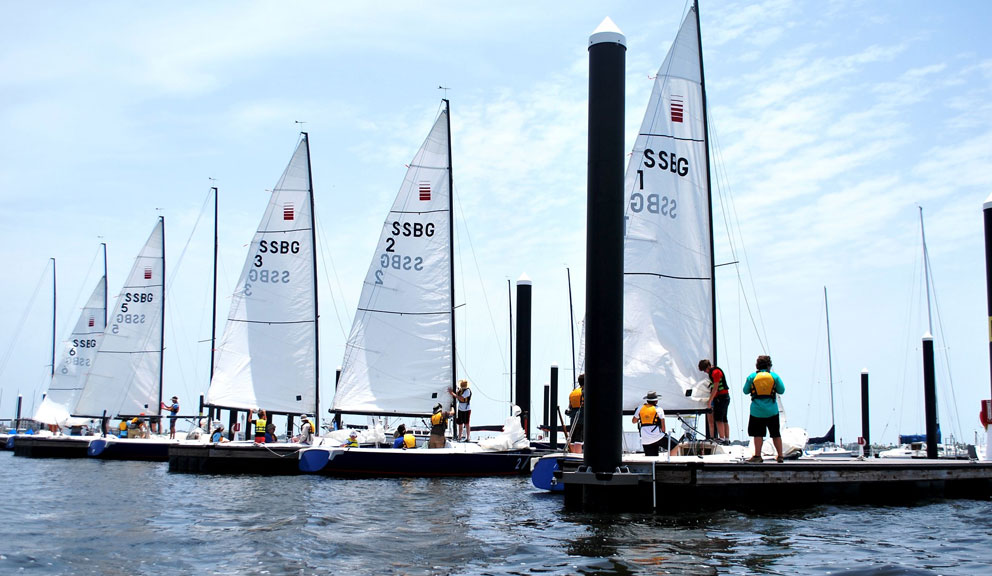 Learning How to Sail at Sea Star Base, Galveston TX