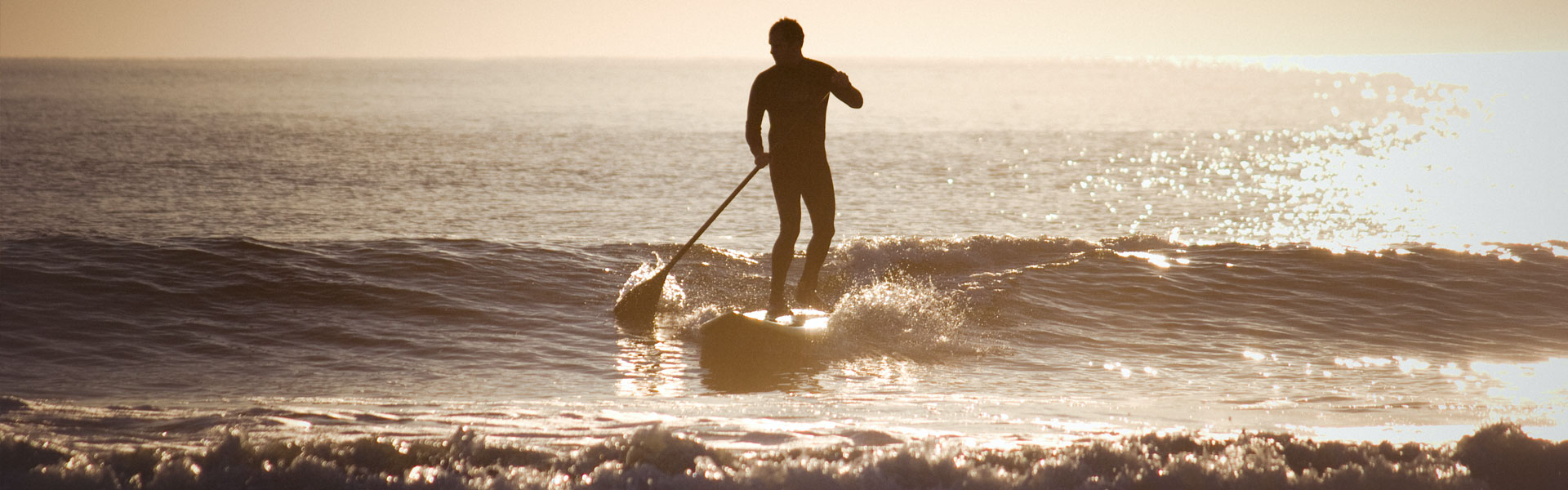 Male Paddleboarding, Galveston TX