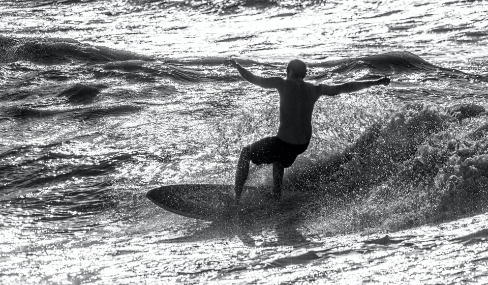 Surfing in the Gulf of Mexico