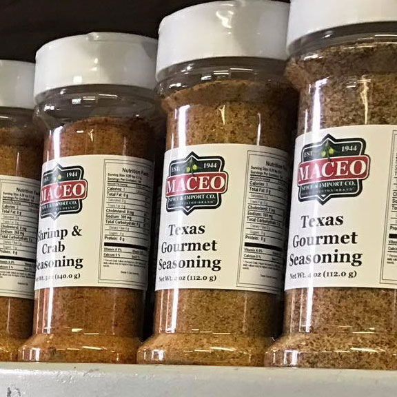 Collection of Spice Blends from Maceo Spice & Import Company, Galveston TX