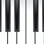 Close Up of Piano Keyboard