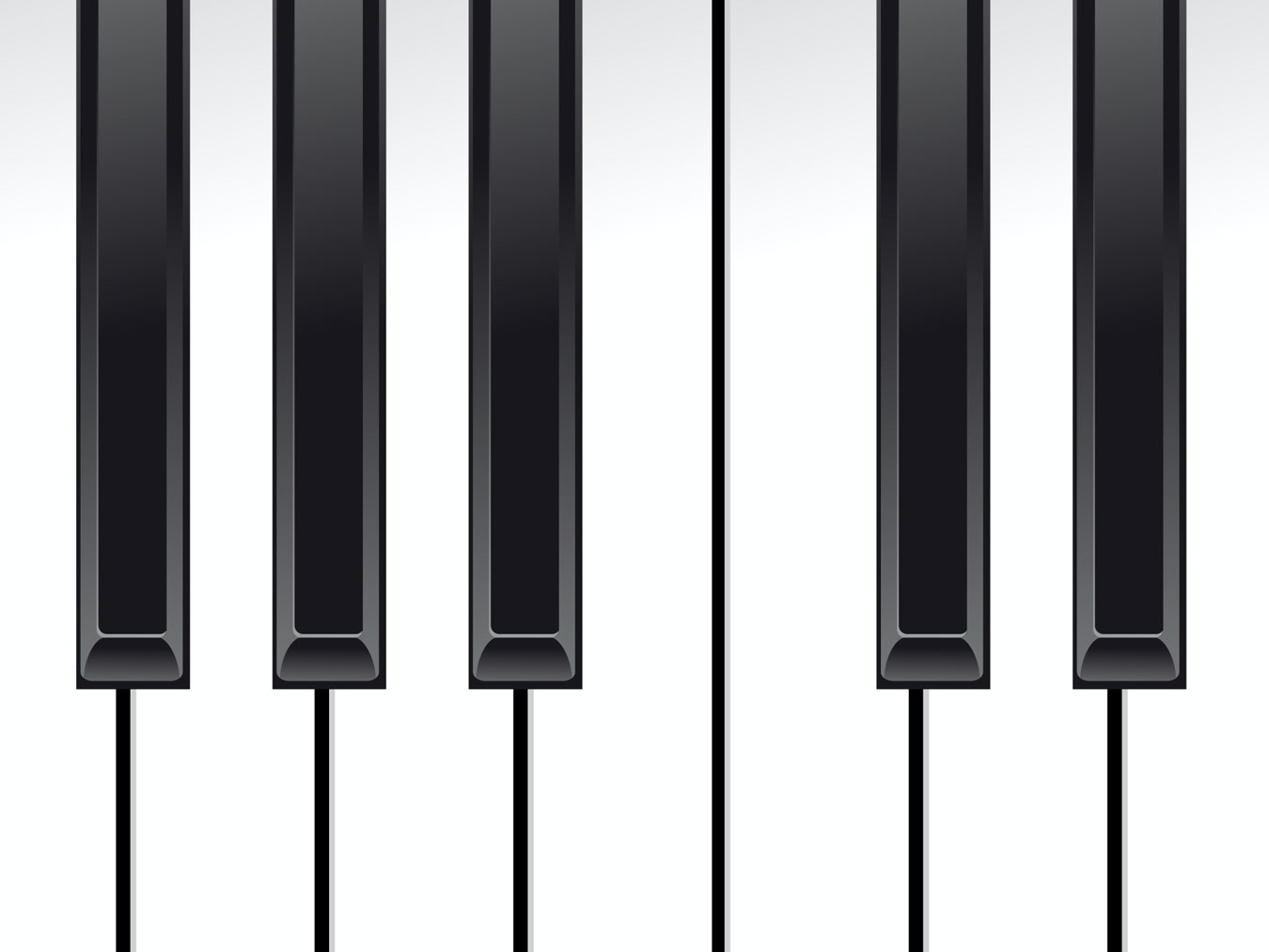 Close Up of Piano Keyboard