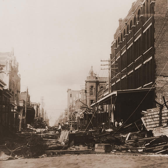 1900 Storm on Strand Damage 