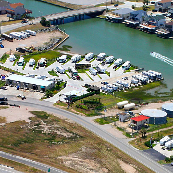 Tiki Toms RV Park Aerial View 