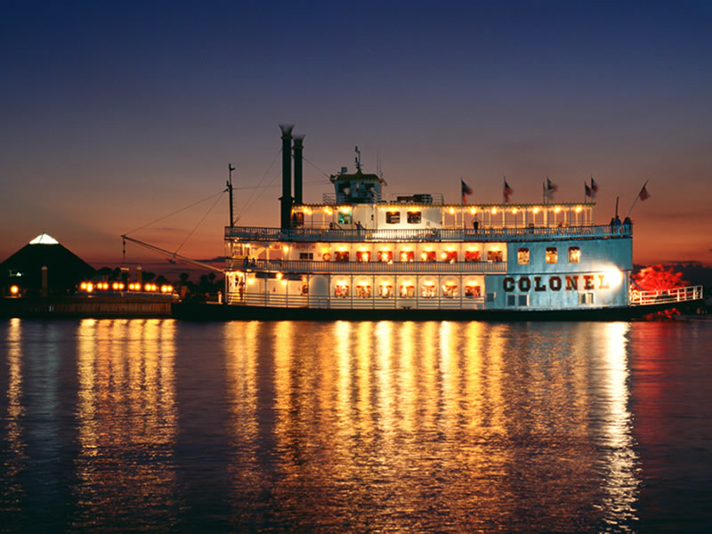 Colonel Paddle-wheel Boat