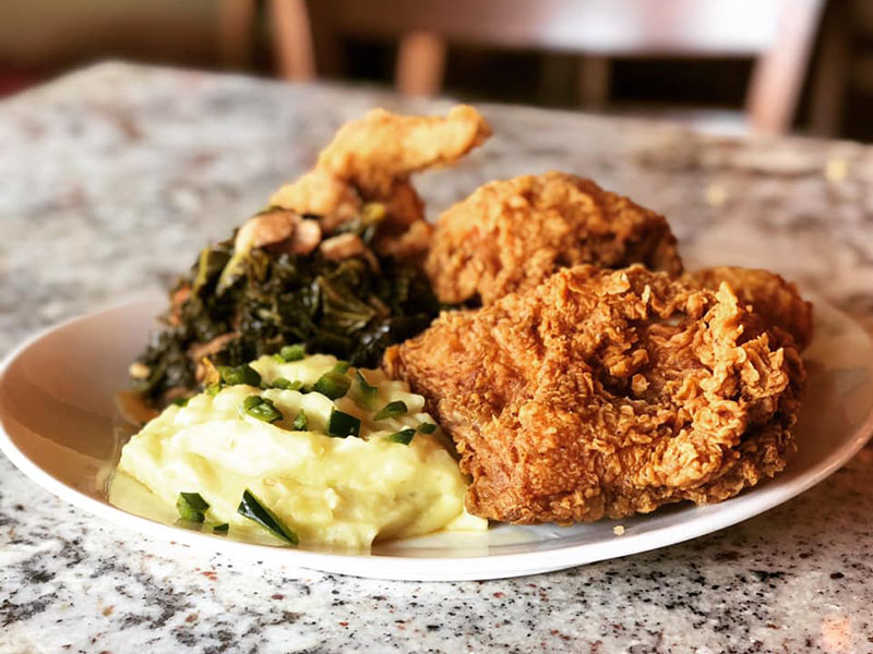 Fried Chicken at Hearsay on the Strand