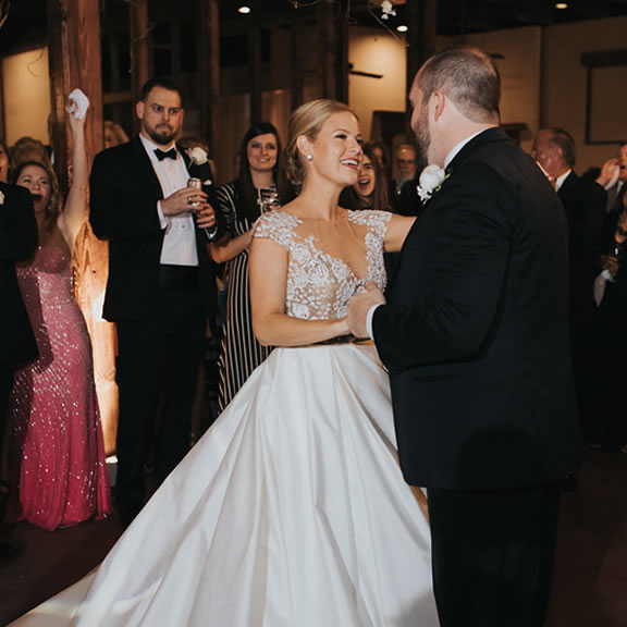 Trolley Station Wedding Galveston 