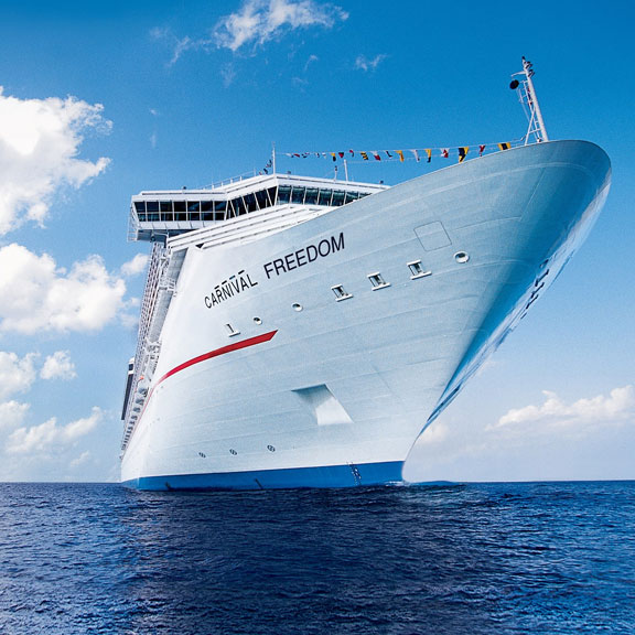 Carnival Freedom at Sea