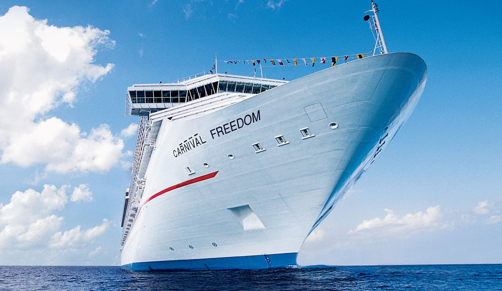Carnival Freedom at Sea