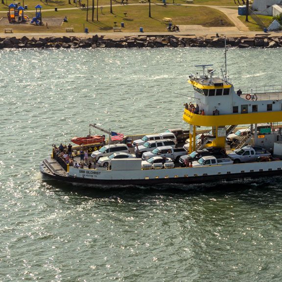 Galveston - Port Bolivar Ferry, Galveston, TX