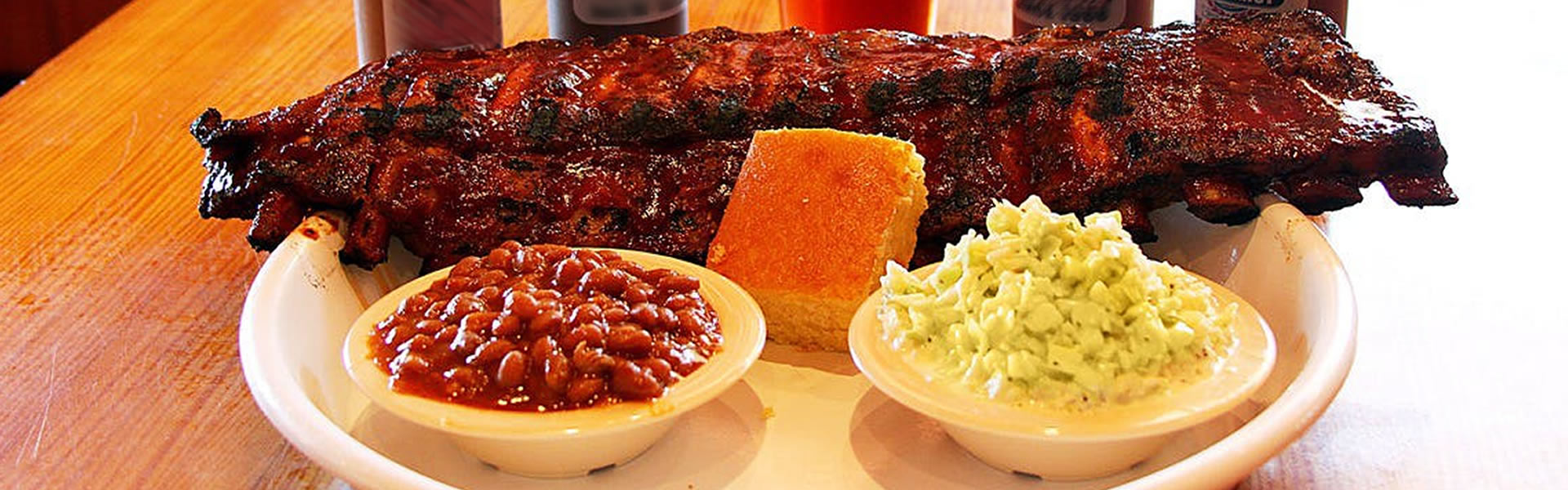 BBQ Barbecue ribs, Galveston TX