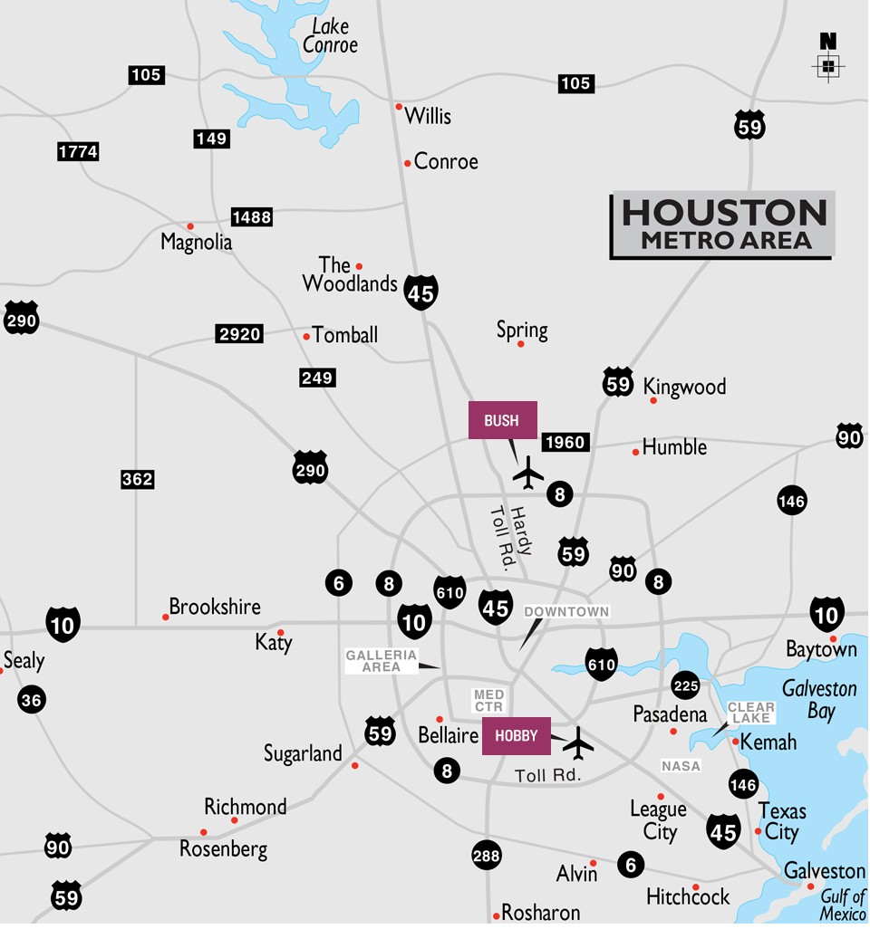 Houston Metro Map Houston Metro Map