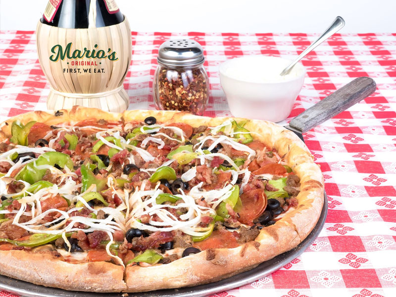 Pizza from Mario's Ristorante