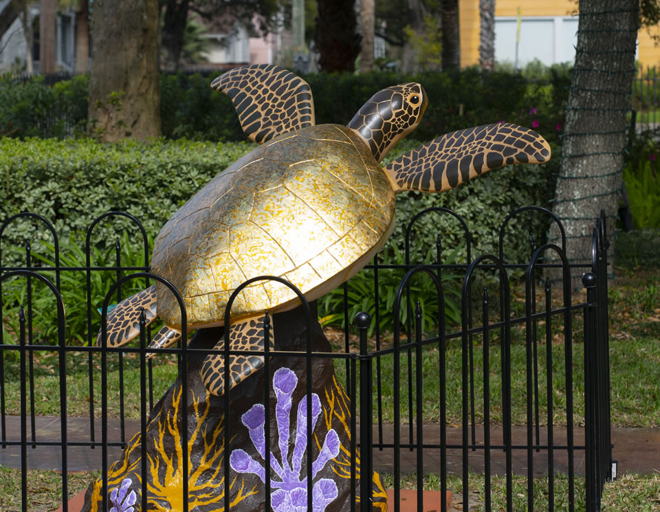 Turtles About Town-The Bryan Museum-Dorado