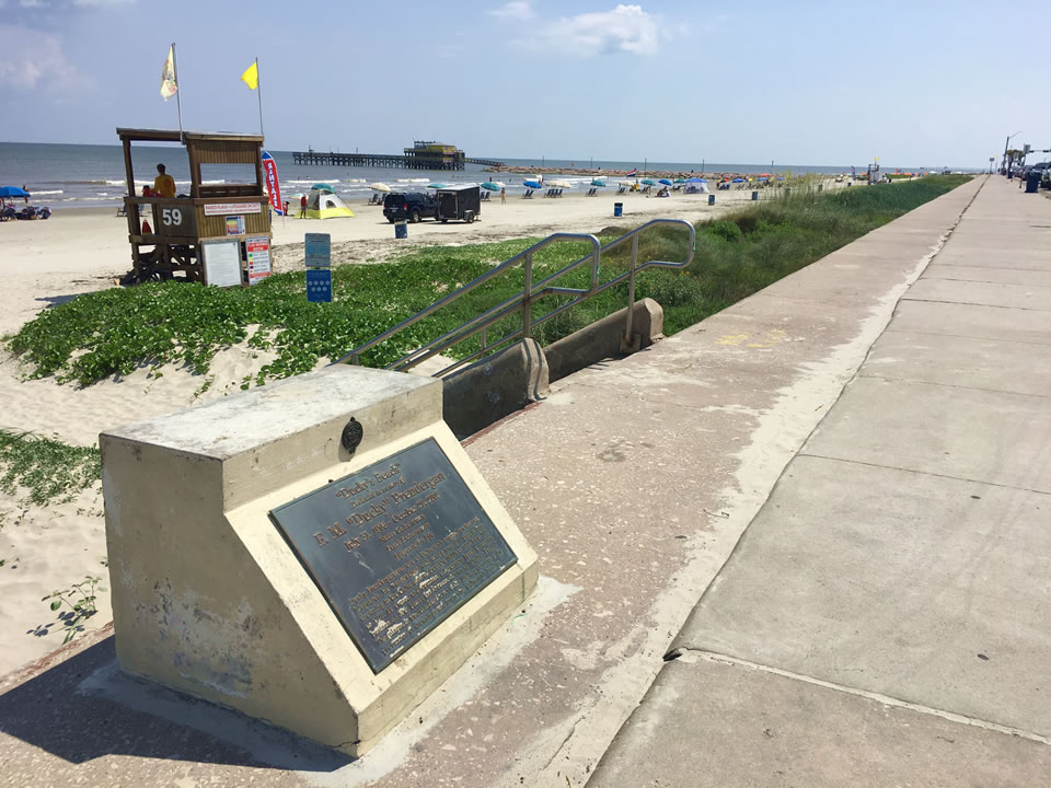 Ducky's Beach Historic Marker