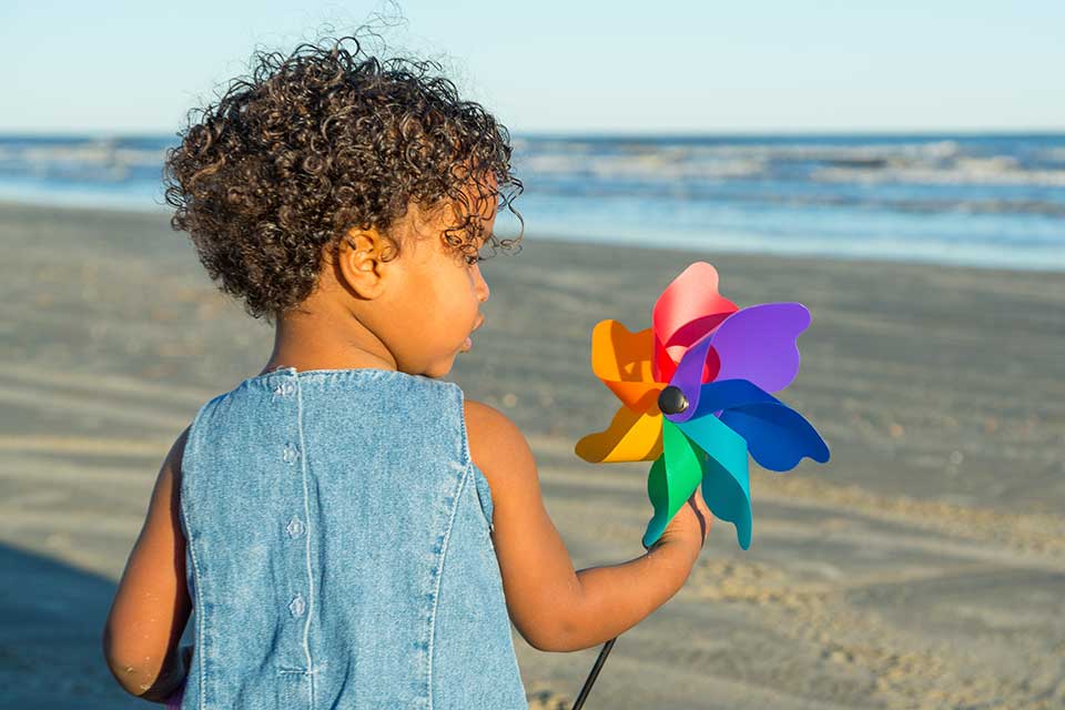 Little Girl on the Beach