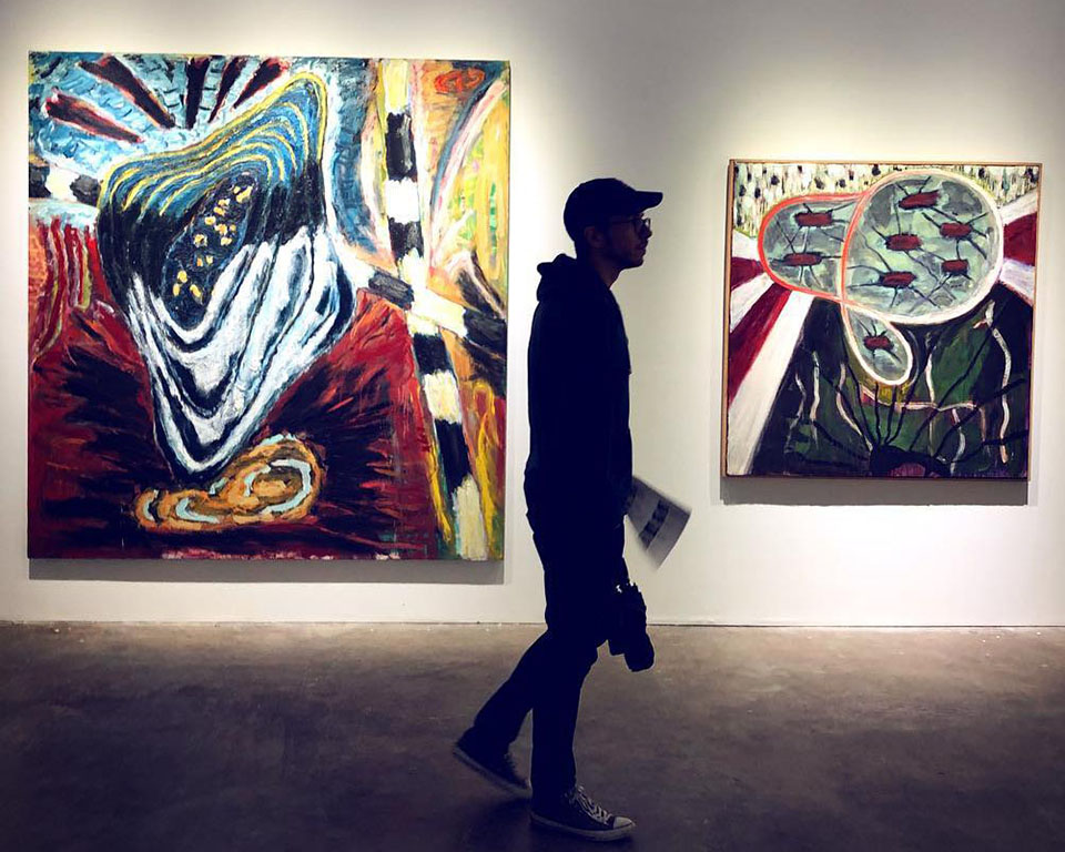 Guy in an Art Gallery