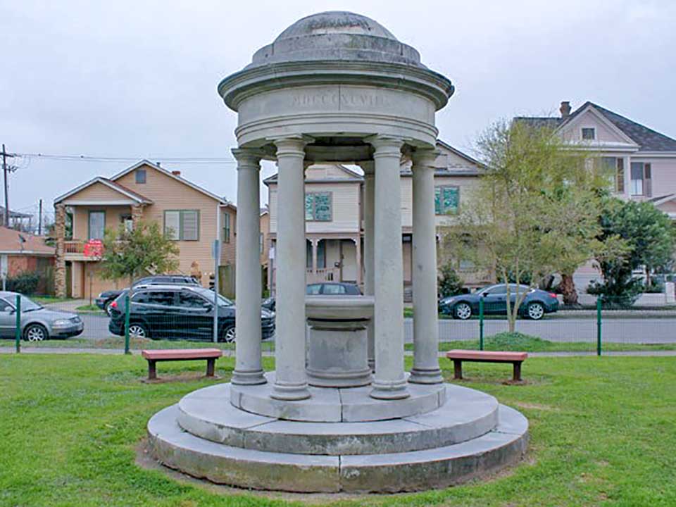 Henry Rosenberg Fountain at Ball and 15th