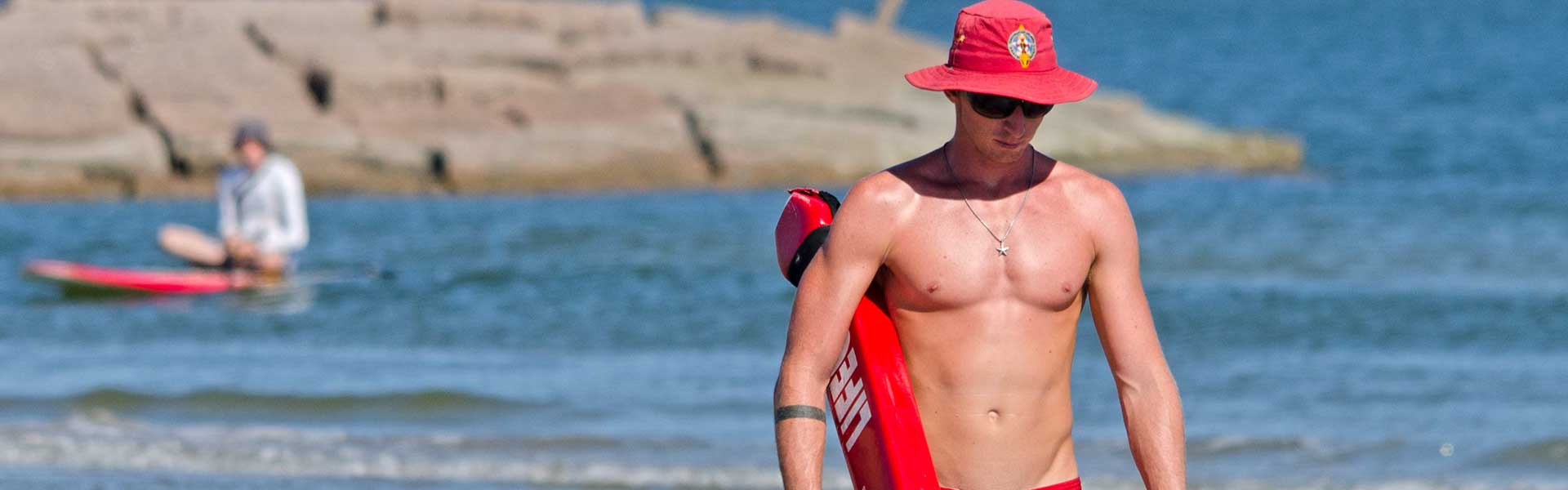 Lifeguard Beach Paddleboarder Lifeguard Beach Paddleboarder