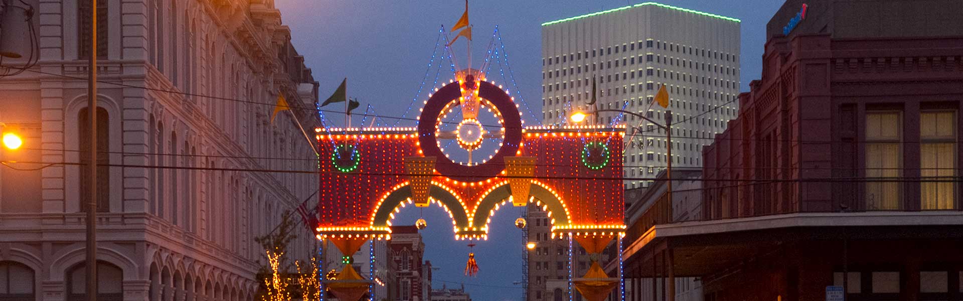 Mardi Gras Powell Arch