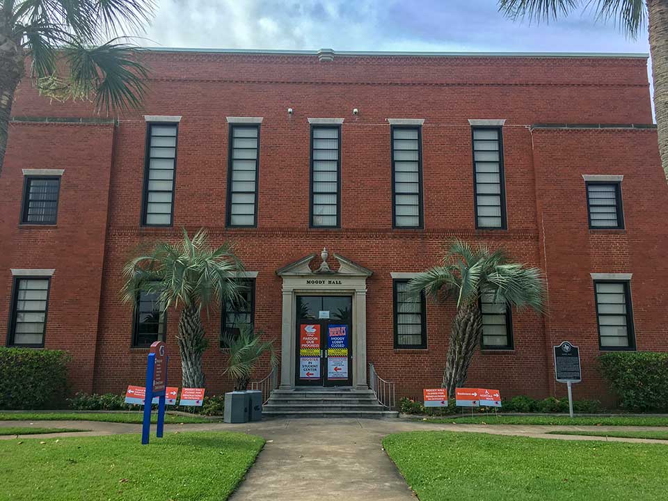 Moody Hall Historical Marker