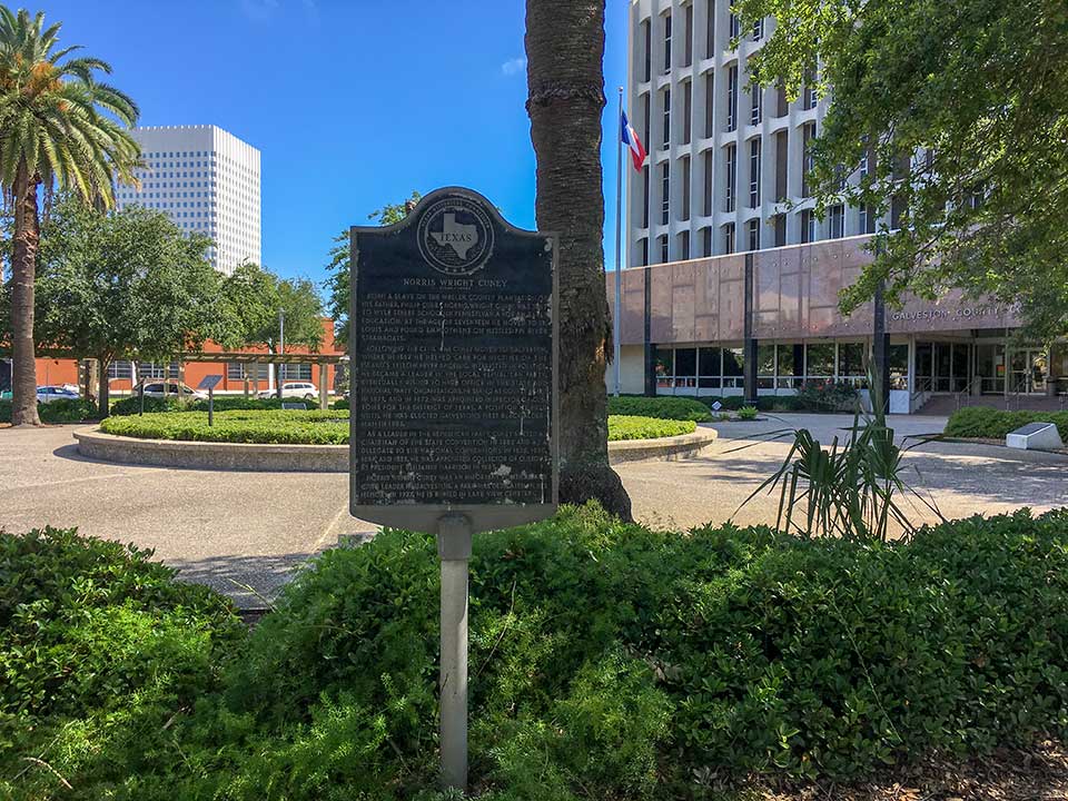 Norris Wright Cuney Historical Marker