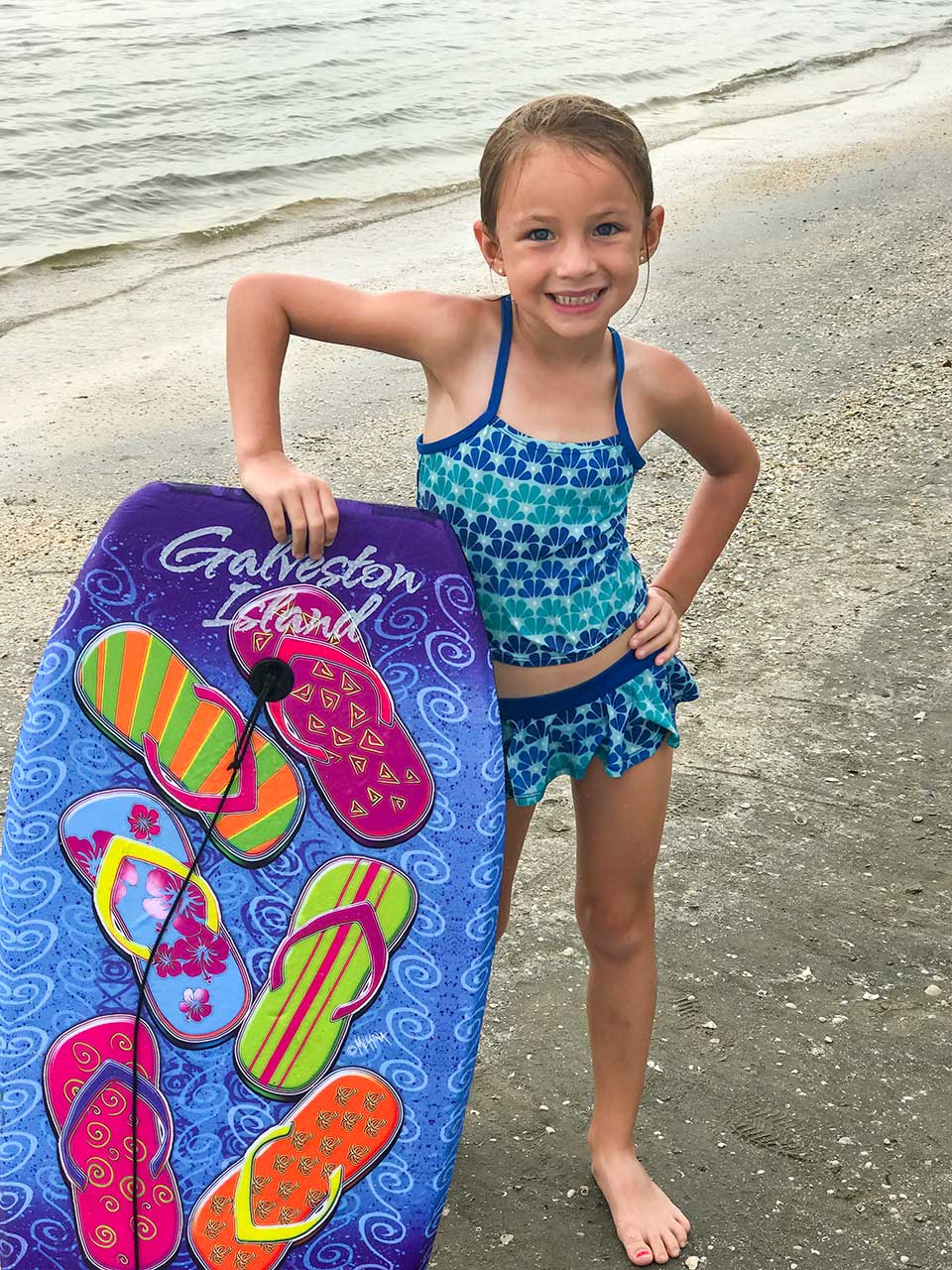 Surfer Girl on Beach