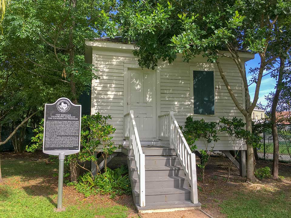 The Mexican Telegraph Company The Zimmerman Telegraph Historical Marker