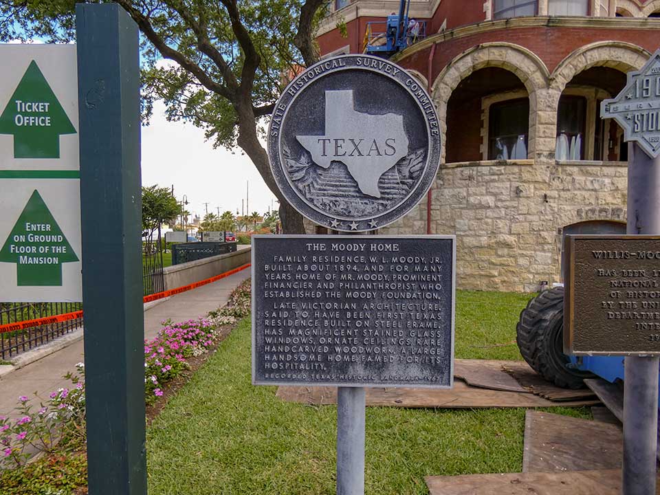 The Moody Home Historical Marker