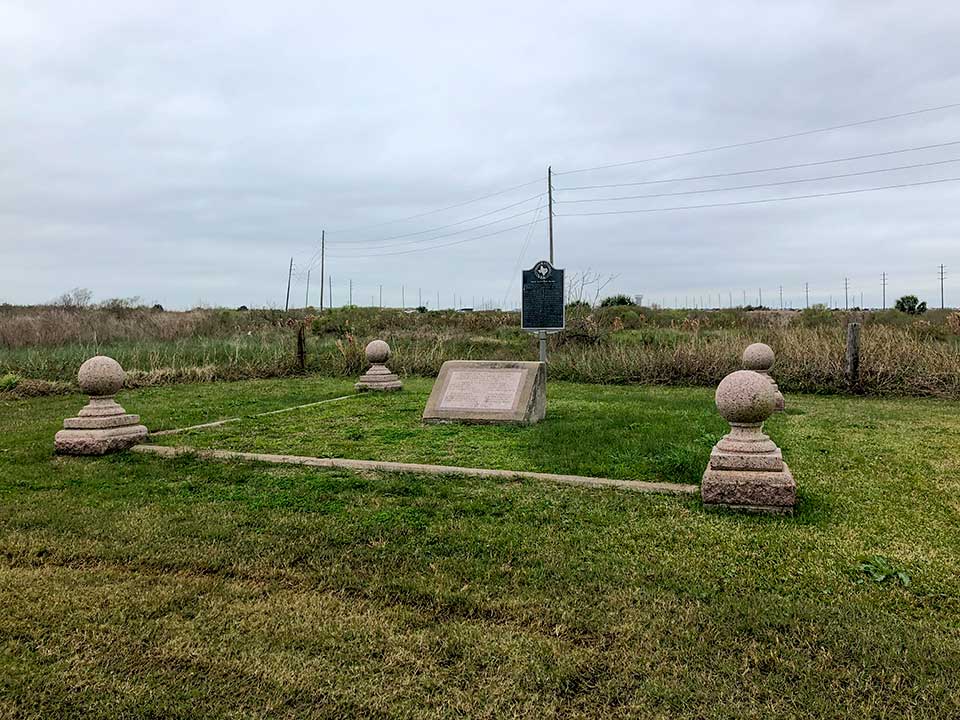 West Galveston Island Historical Marker