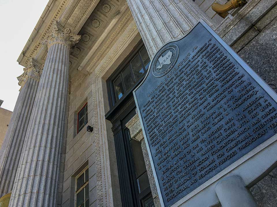 William Lewis Moody Jr Historical Marker