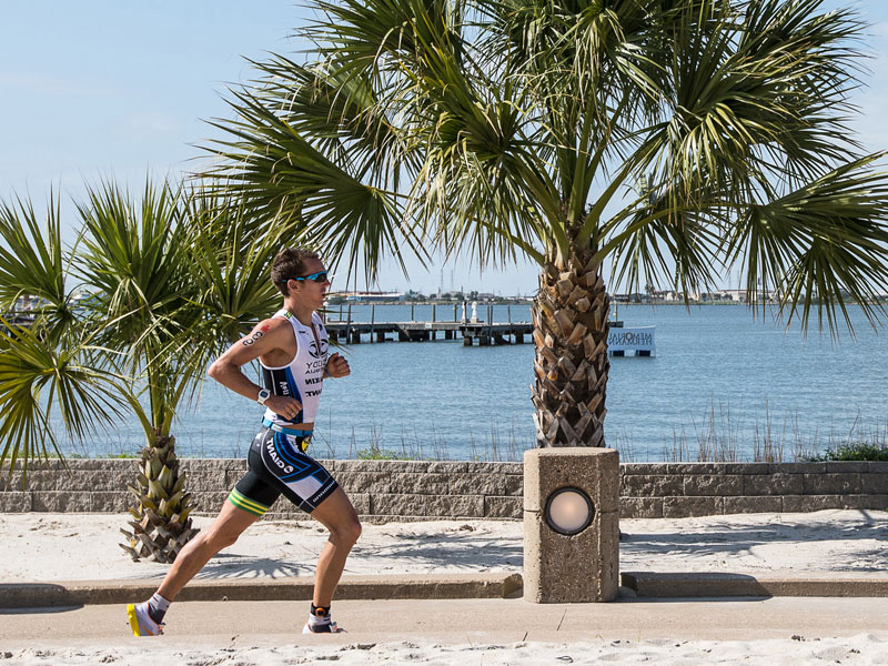 Runner Participating in Marathon