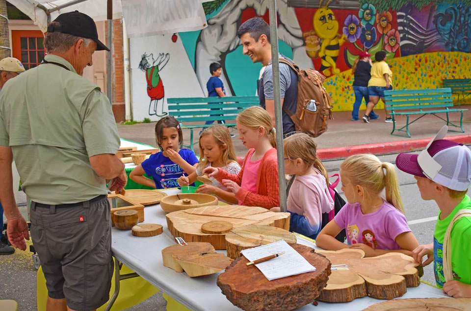 Wood Crafts at The Grand Kids Festival Wood Crafts at The Grand Kids Festival