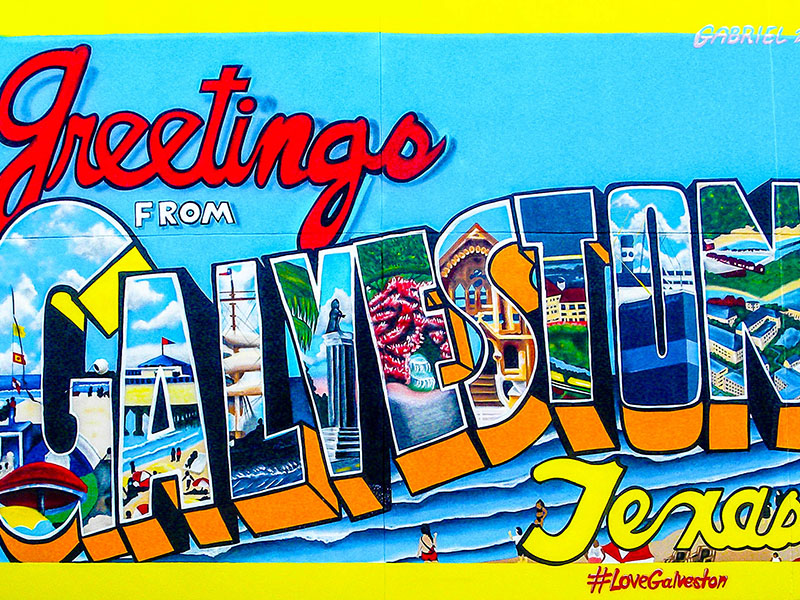Greetings from Galveston Mural