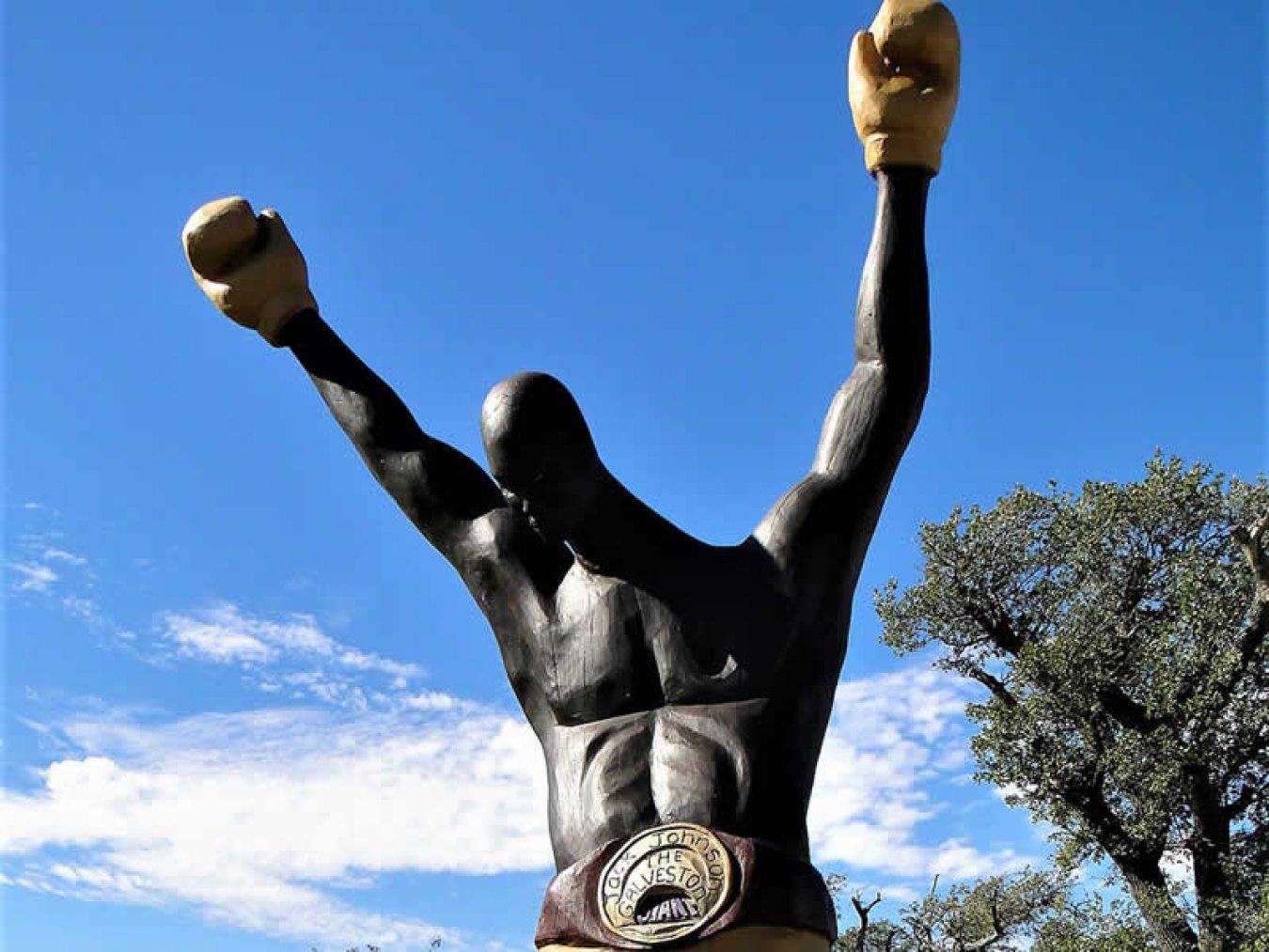 Jack Johnson Tree Sculpture