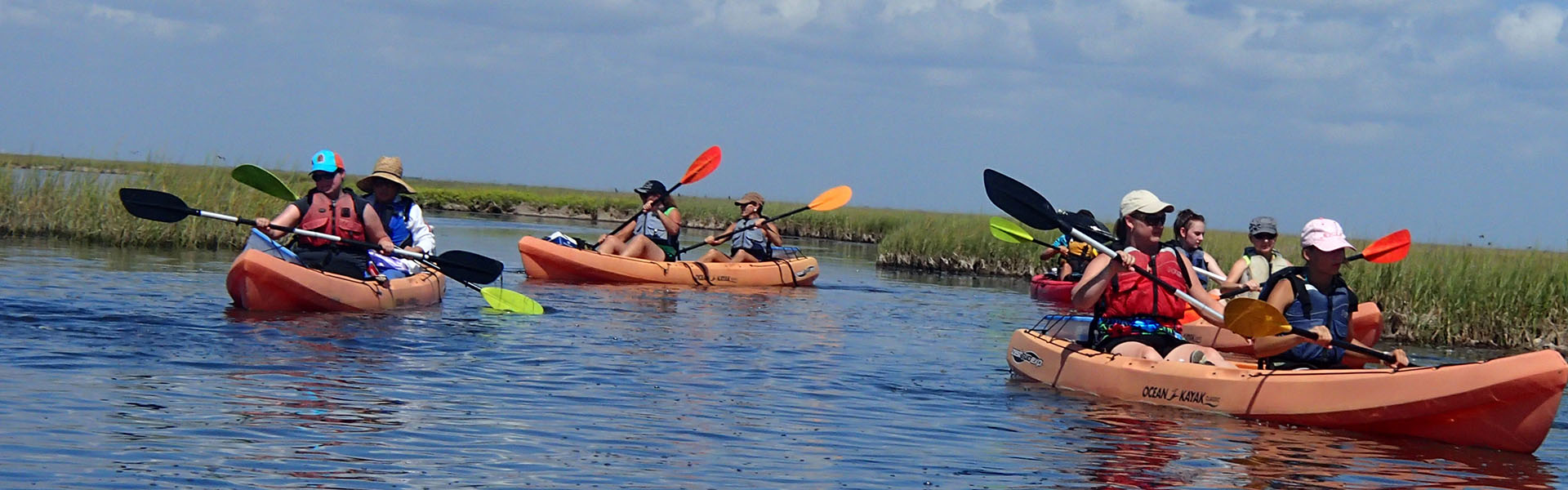 Kayaking Coastal Heritage Preserve