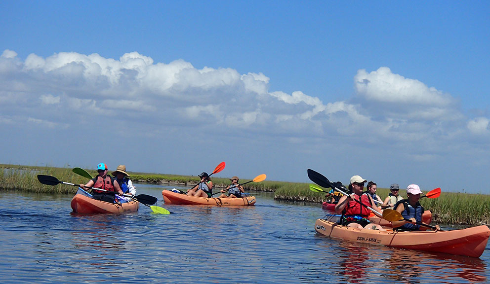 Kayaking Coastal Heritage Preserve