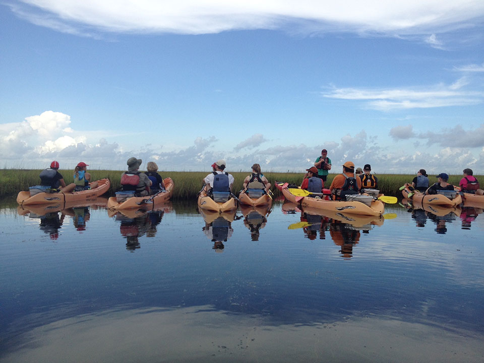 Kayaking the Coastal Heritage Preserve