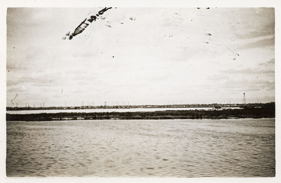 Oil Wells on Way to San Jacinto Monument in 1943