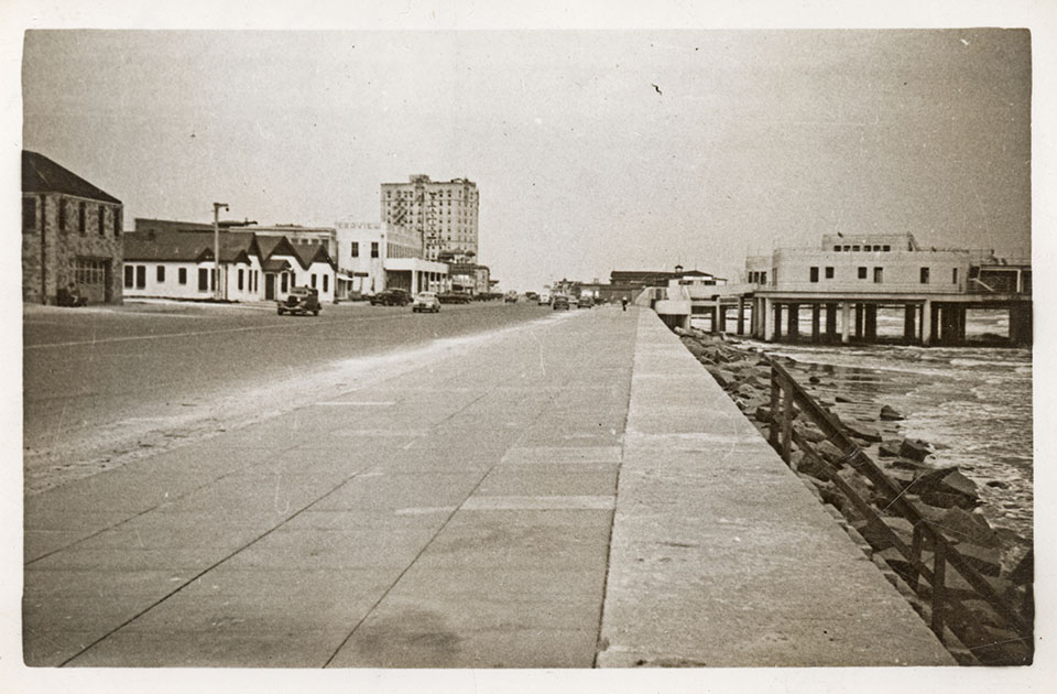 Seawall in 1943